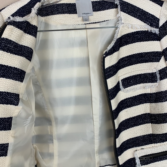 Nordstrom Halogen Crop Moto Jacket - Size 2 - Picture 5 of 8